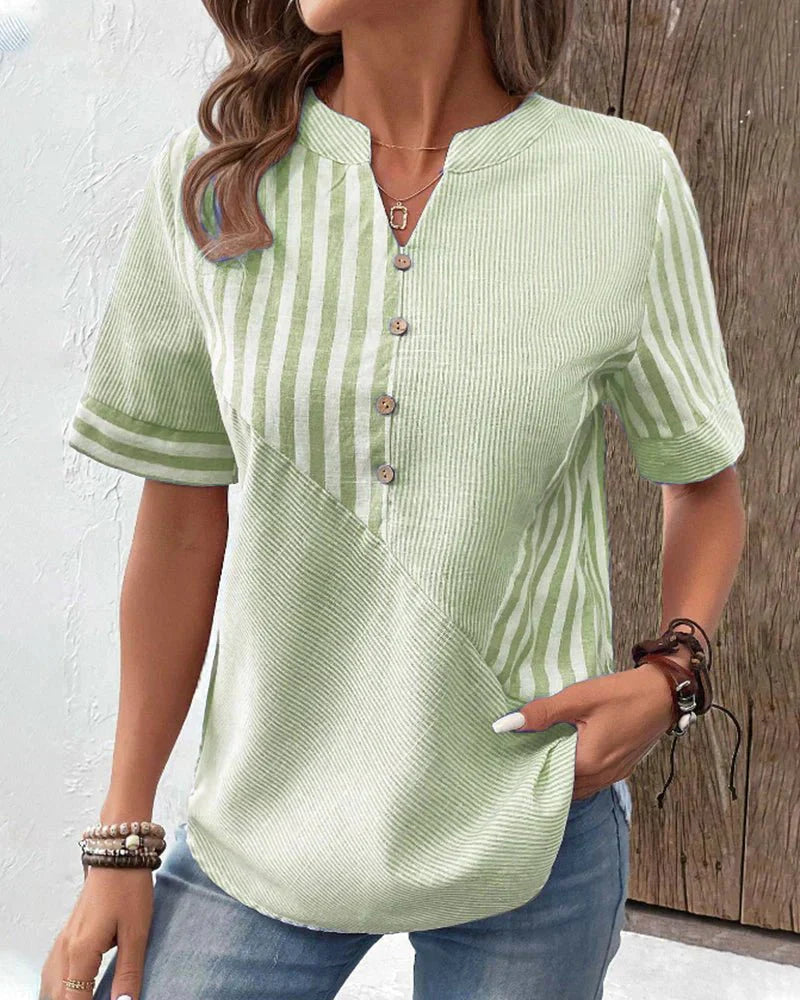 LILA™ - SOFT STRIPED BLOUSE