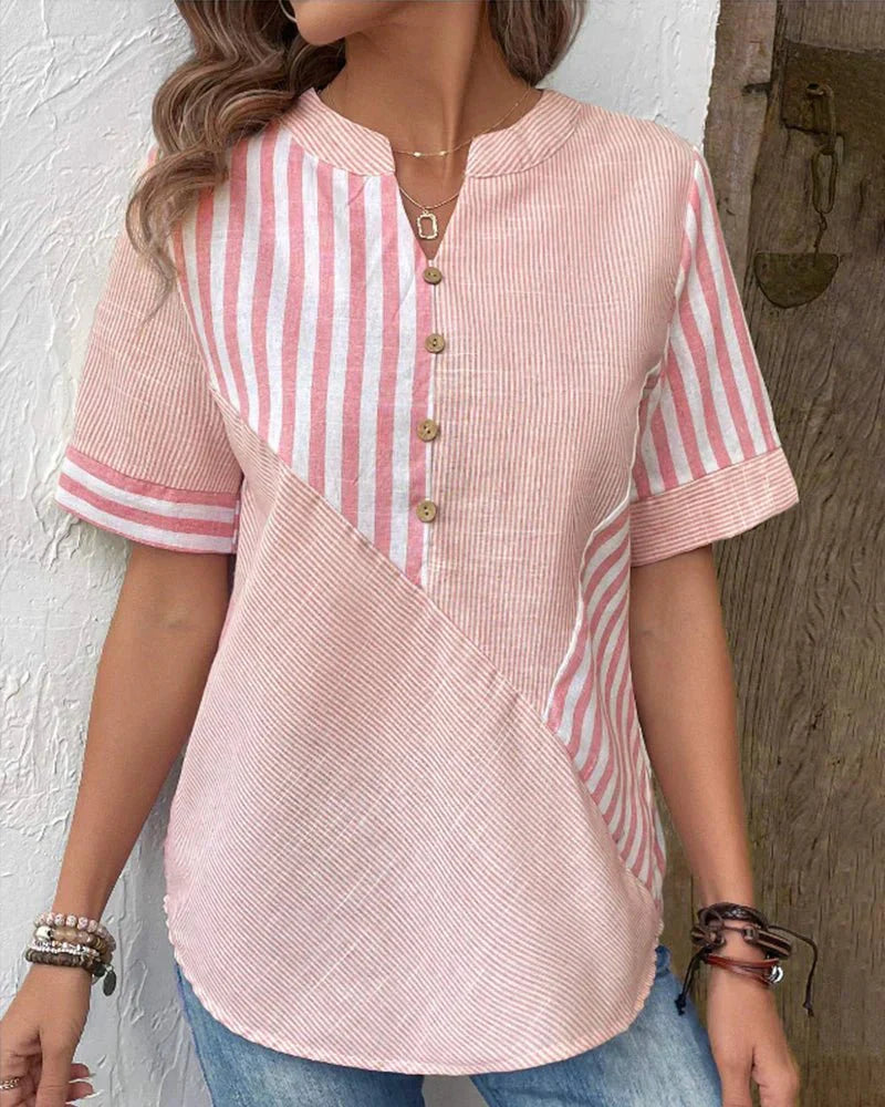 LILA™ - SOFT STRIPED BLOUSE