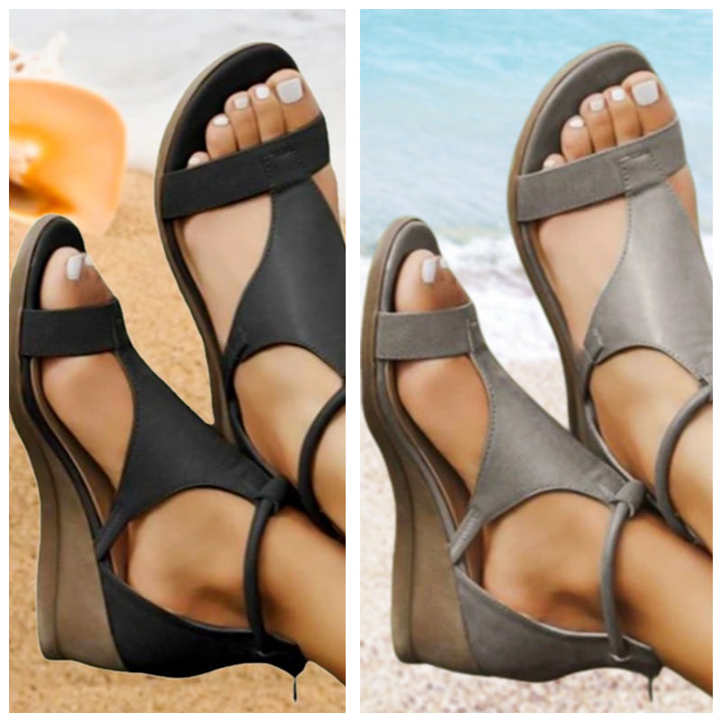 EVELYN™ - ORTHOPAEDIC LEATHER SANDALS WITH HEEL