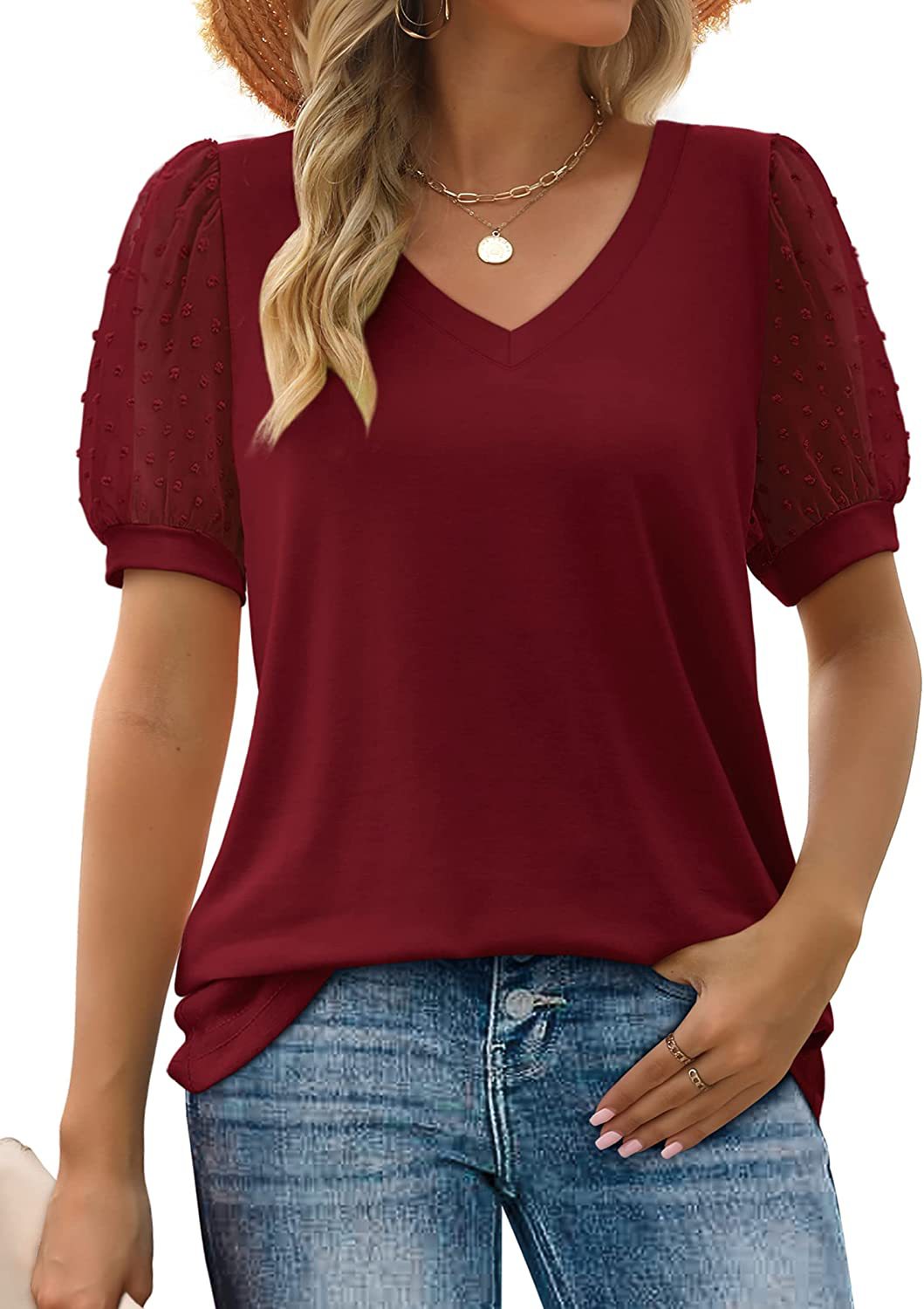 LILY™ - ELEGANT TOP WITH V-NECK