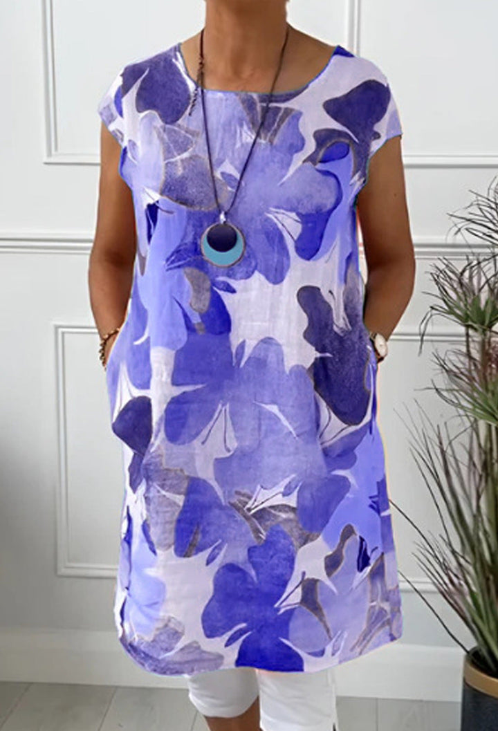 ELIZABETH™ - COMFORTABLE DRESS WITH BUTTERFLY PRINT