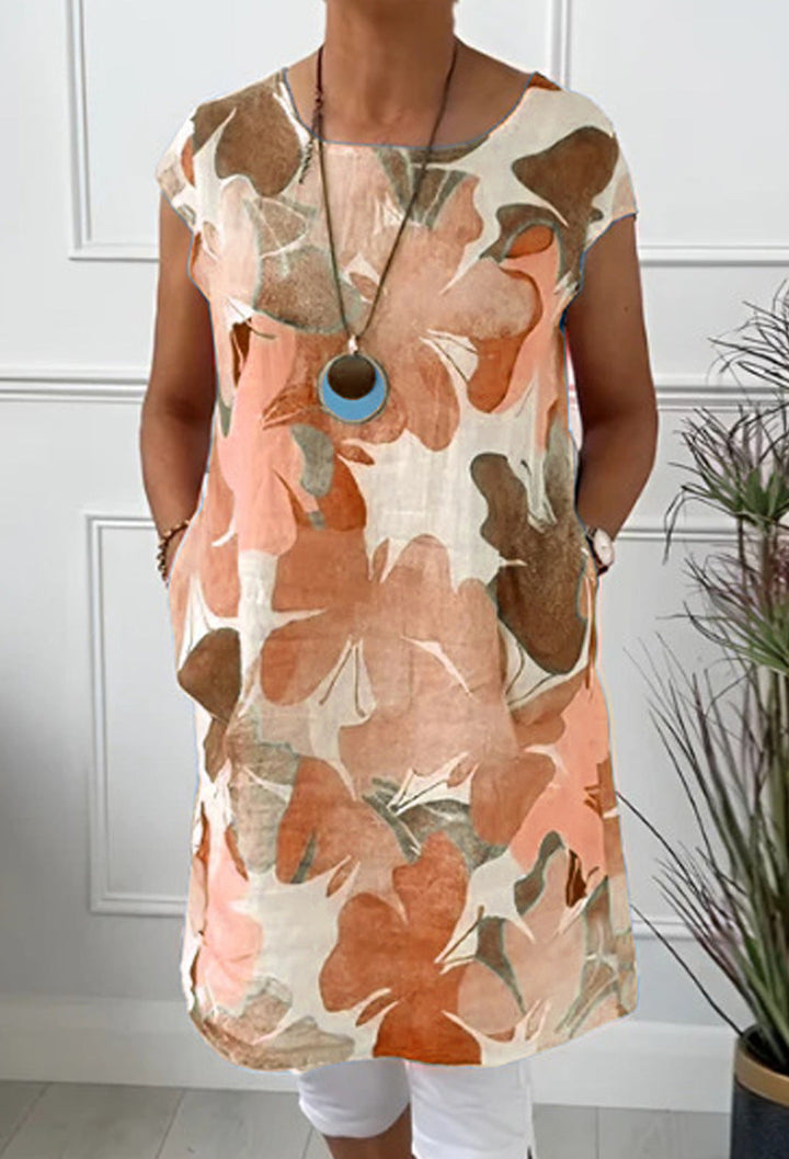 ELIZABETH™ - COMFORTABLE DRESS WITH BUTTERFLY PRINT