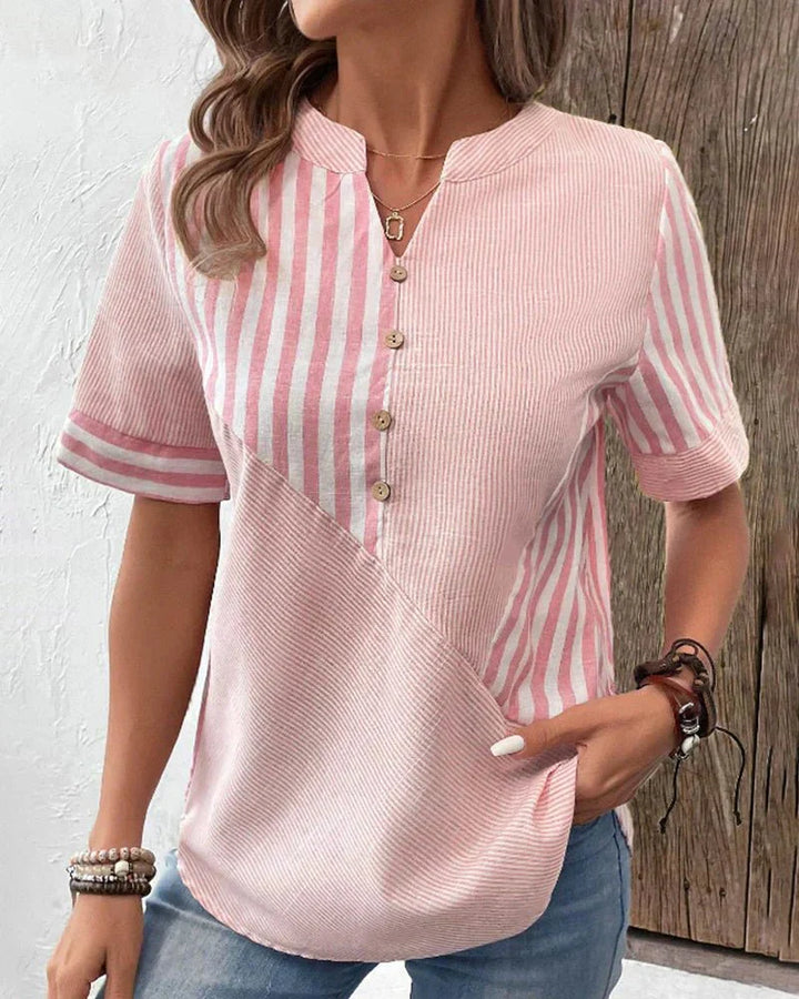 LILA™ - SOFT STRIPED BLOUSE