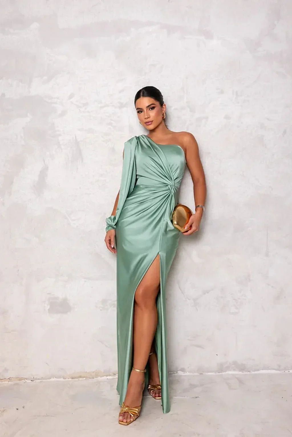 CHLOE™ - ELEGANT SLIT MAXI DRESS