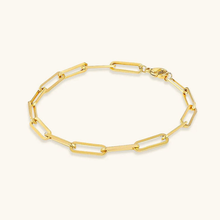 CELINE™ GOLD PAPERCLIP BRACELET