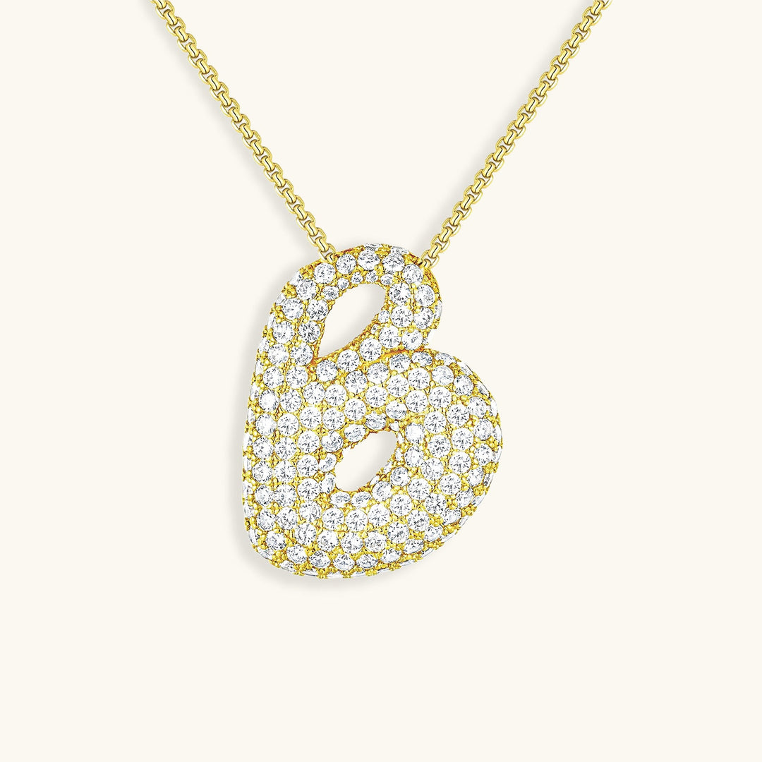 BUBBLE™ INITIAL DIAMOND NECKLACE