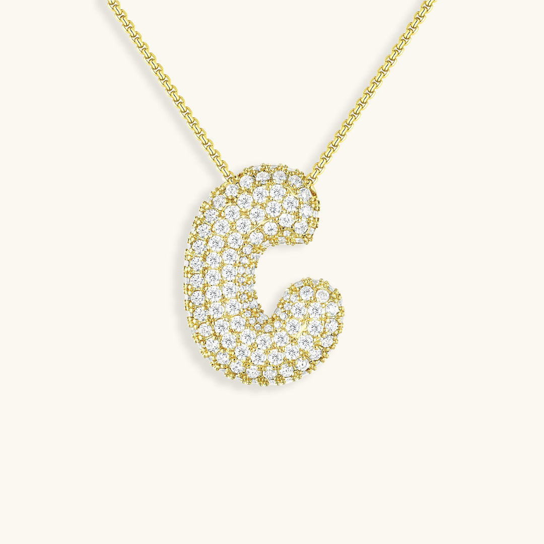 BUBBLE™ INITIAL DIAMOND NECKLACE