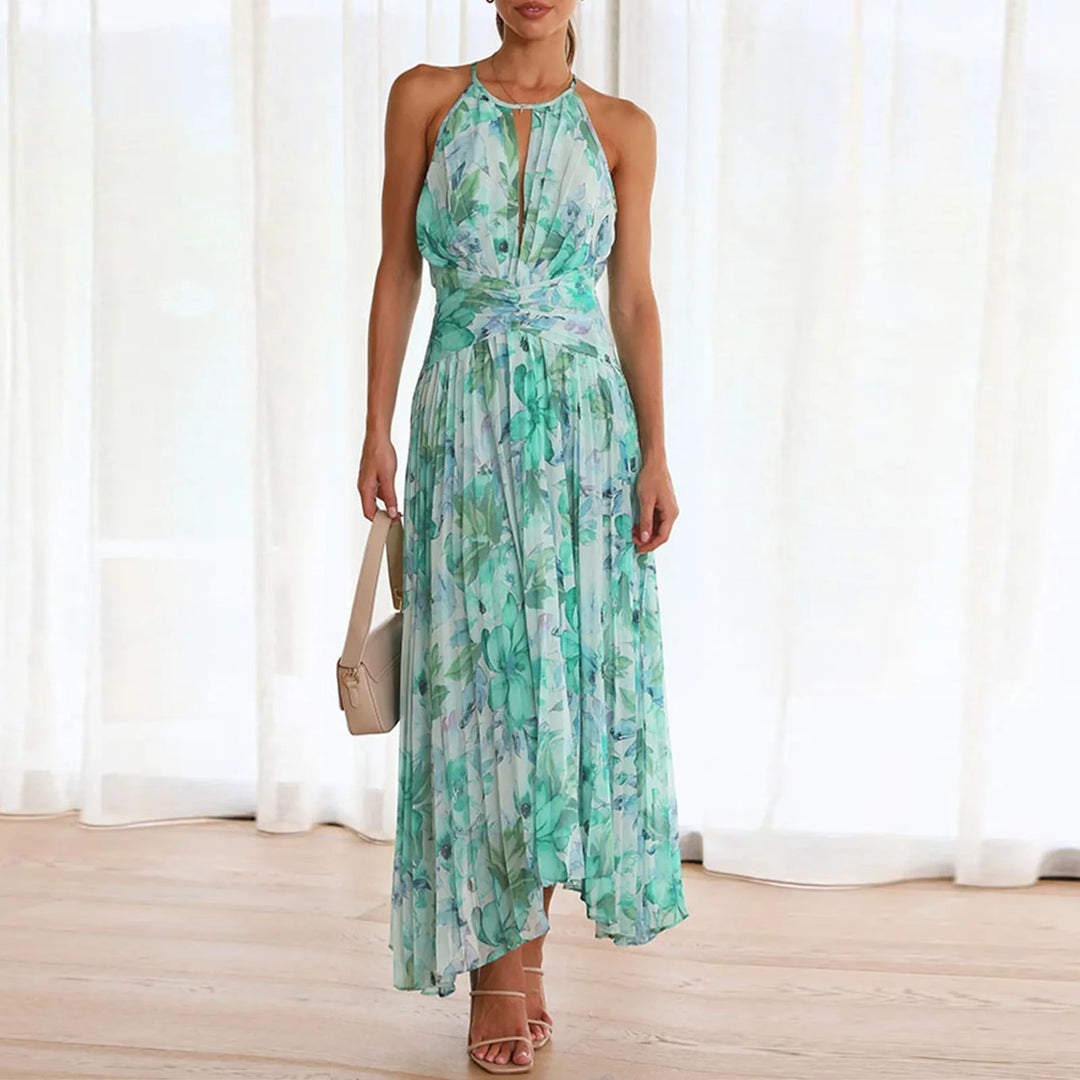 DYANNE™ - HALTERNECK MAXI DRESS