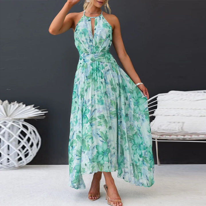 DYANNE™ - HALTERNECK MAXI DRESS