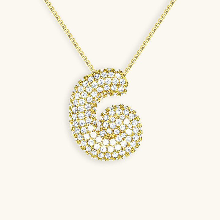 BUBBLE™ INITIAL DIAMOND NECKLACE