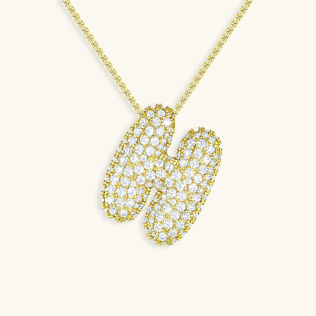 BUBBLE™ INITIAL DIAMOND NECKLACE