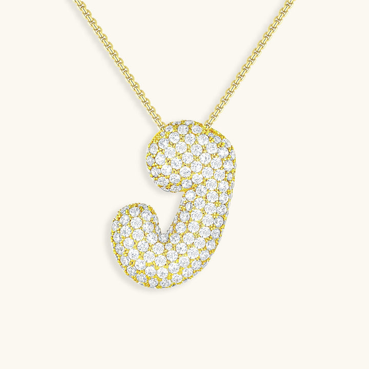 BUBBLE™ INITIAL DIAMOND NECKLACE