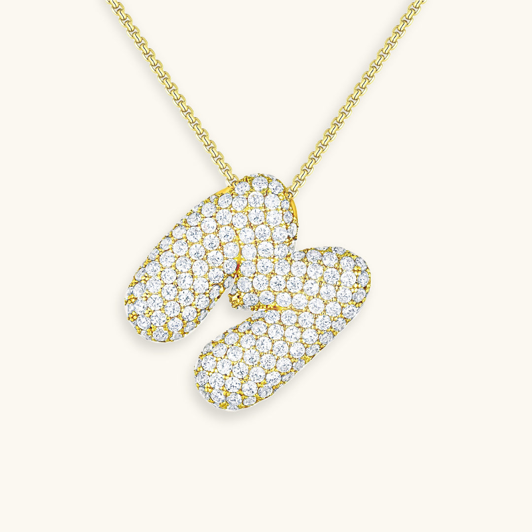 BUBBLE™ INITIAL DIAMOND NECKLACE