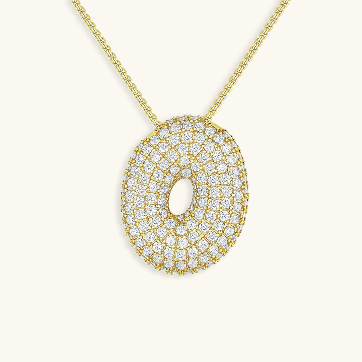 BUBBLE™ INITIAL DIAMOND NECKLACE