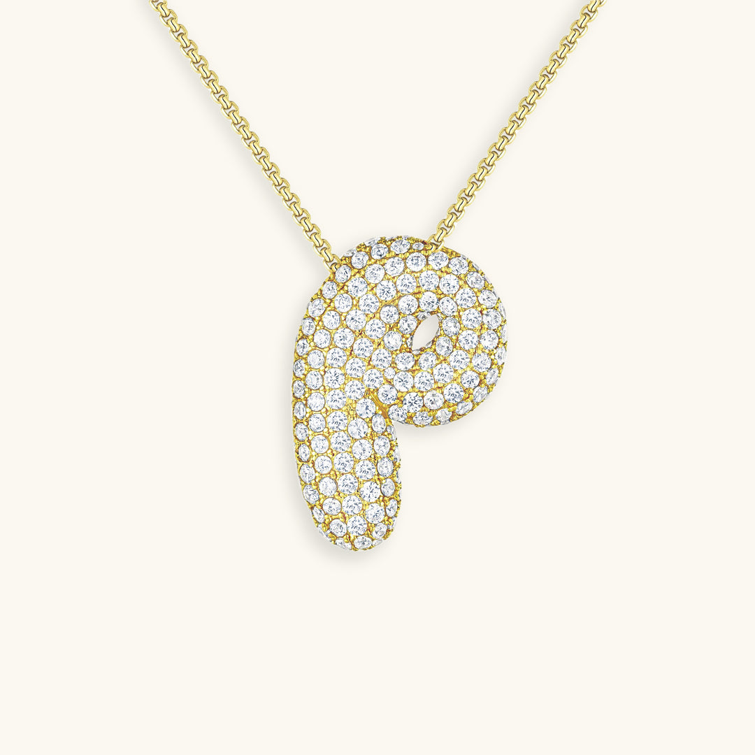 BUBBLE™ INITIAL DIAMOND NECKLACE