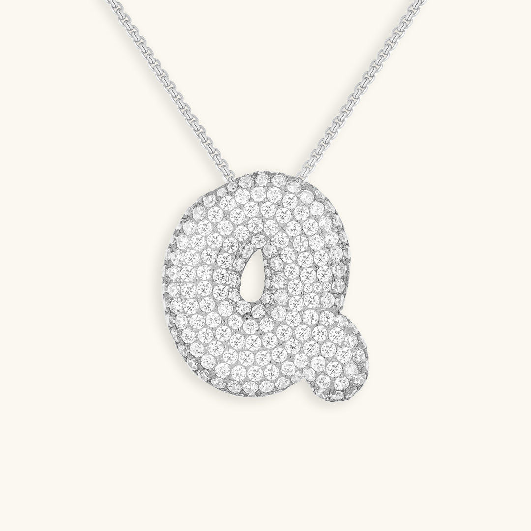 BUBBLE™ INITIAL DIAMOND NECKLACE