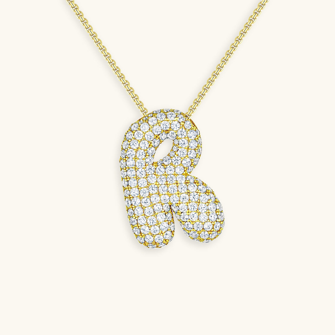 BUBBLE™ INITIAL DIAMOND NECKLACE