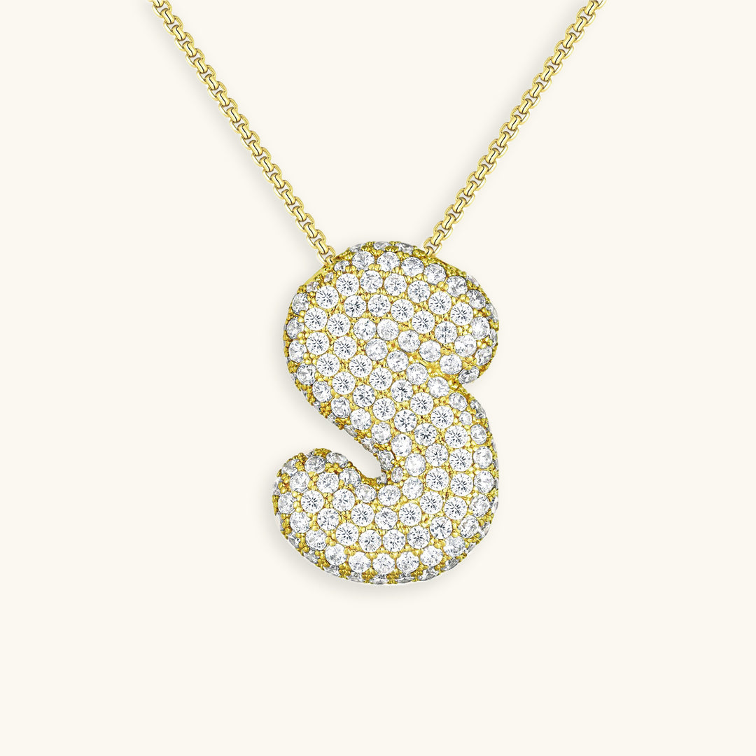 BUBBLE™ INITIAL DIAMOND NECKLACE