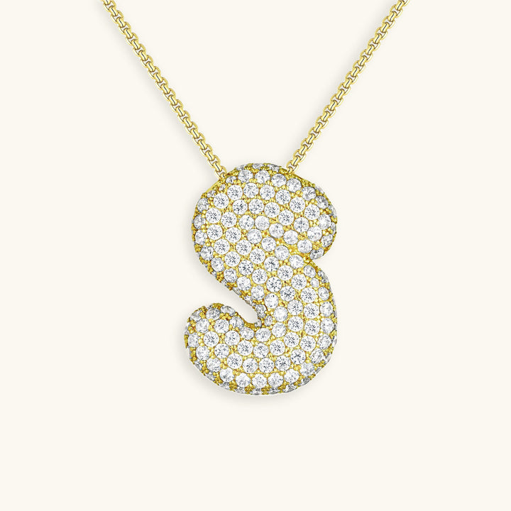 BUBBLE™ INITIAL DIAMOND NECKLACE