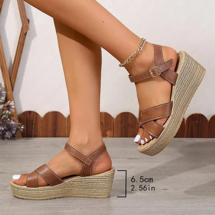 DAISY™ - ELEGANT WEDGE SANDALS