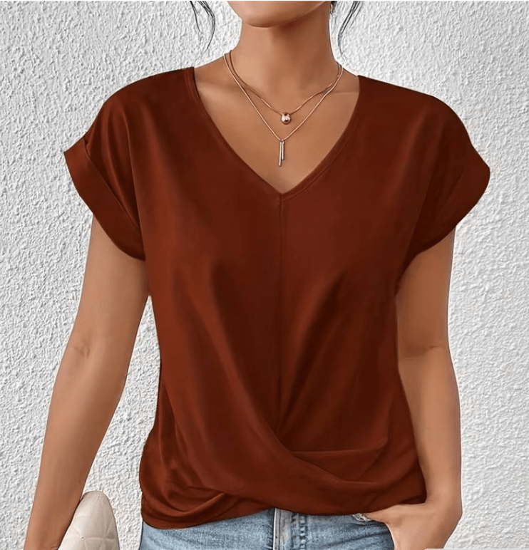 MARAI™ - TIMELESS V-NECK TOP