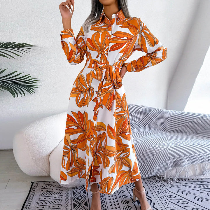 SOPHIA™ - VIBRANT TROPICAL PRINT MAXI DRES