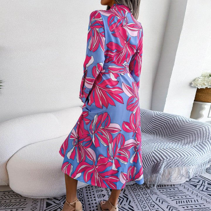 SOPHIA™ - VIBRANT TROPICAL PRINT MAXI DRES