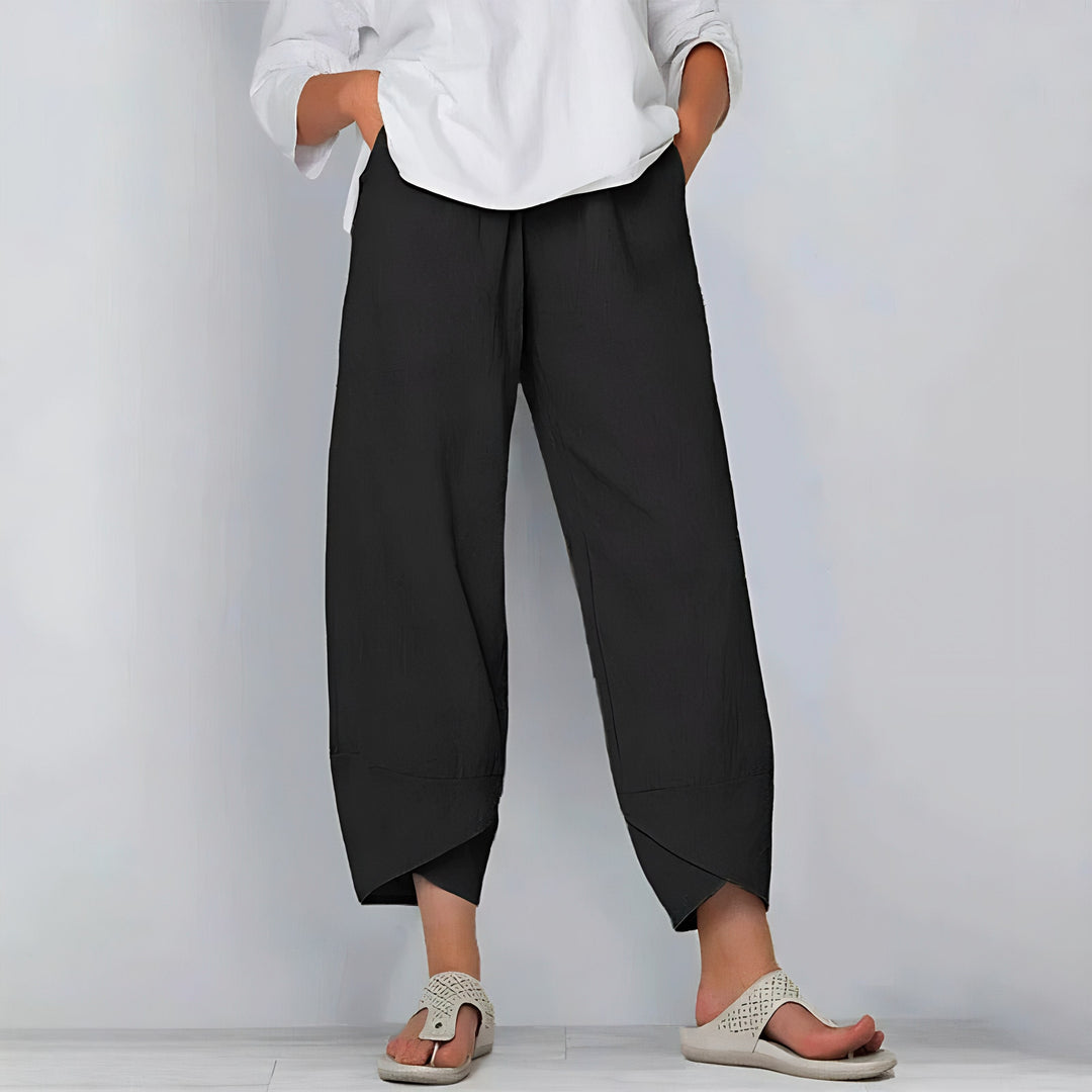 MELANIE™ - CHIC COTTON-LINEN TROUSERS