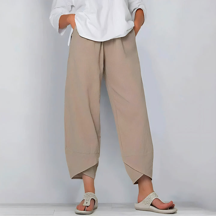 MELANIE™ - CHIC COTTON-LINEN TROUSERS