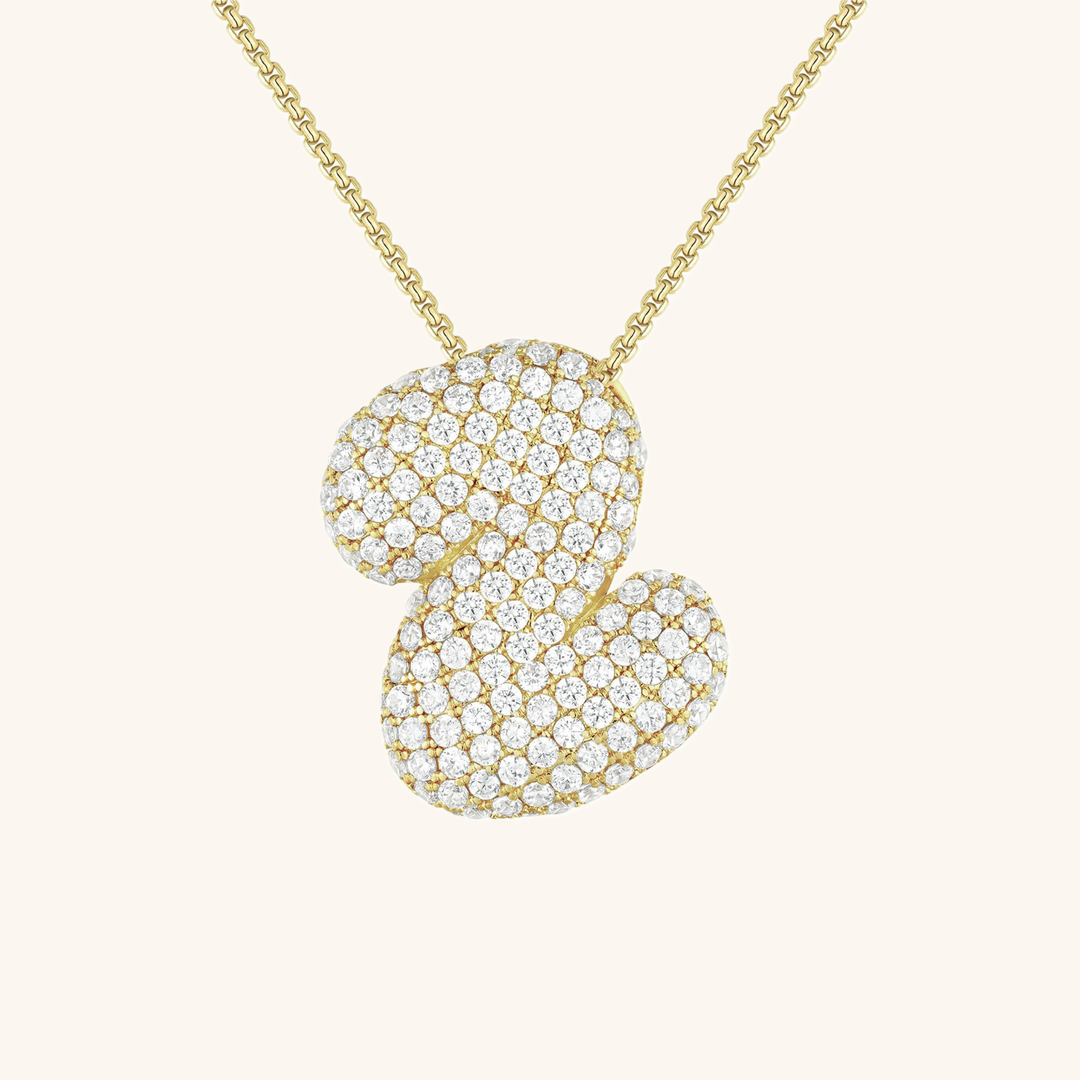 BUBBLE™ INITIAL DIAMOND NECKLACE