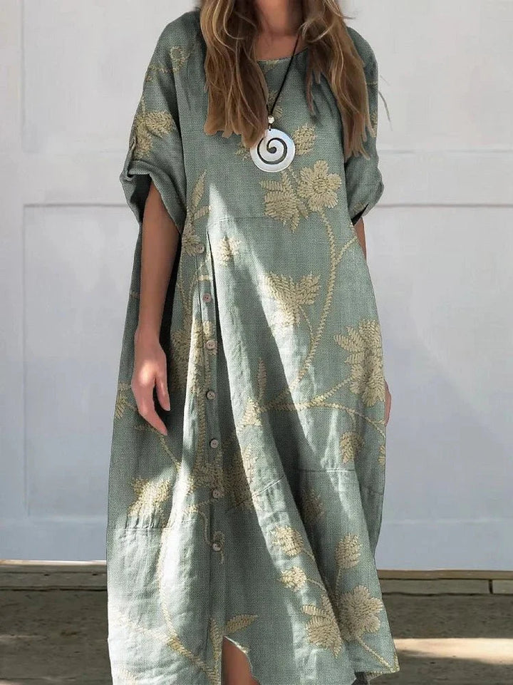 LAILA™ - LUXE LINEN BLEND DRESS