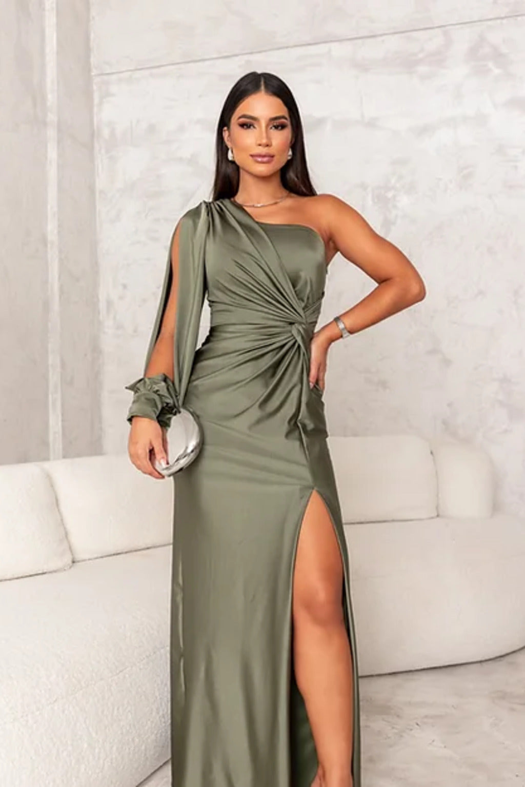 CHLOE™ - ELEGANT SLIT MAXI DRESS