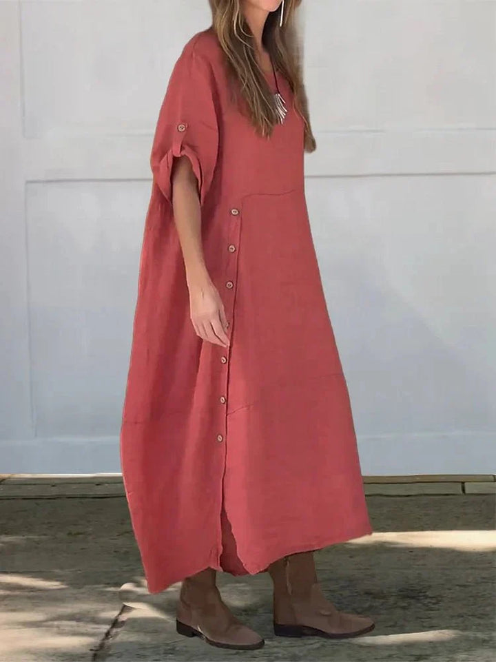 LAILA™ - LUXE LINEN BLEND DRESS