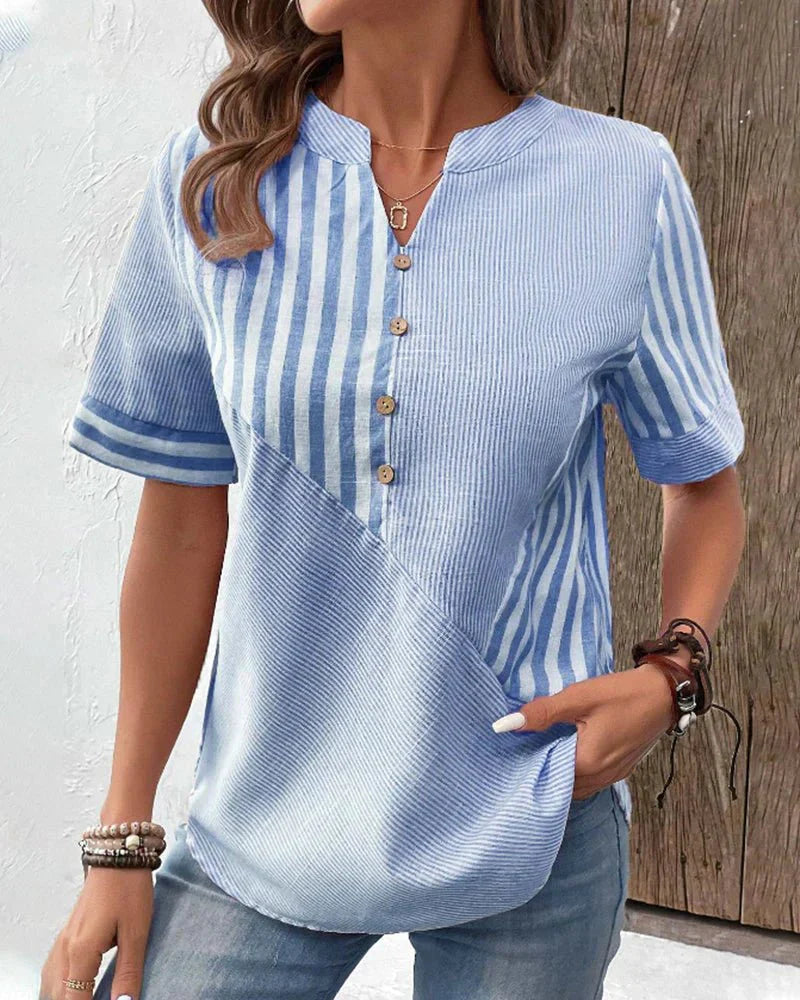 LILA™ - SOFT STRIPED BLOUSE