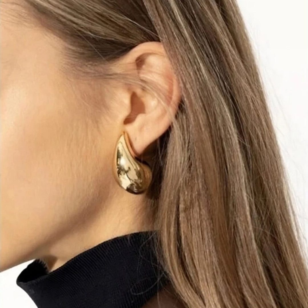 HAILEY™ DROP GOLD EARRINGS